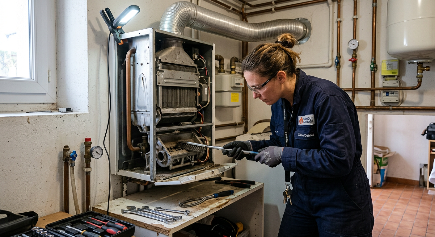 Entretien annuel de chaudière à condensation par un technicien certifié à Suresnes