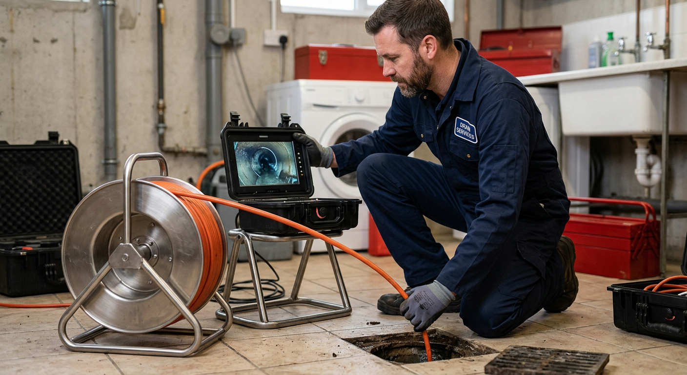 Inspection caméra endoscopique de canalisation à Suresnes